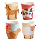 Farm Animals Party Cups 8pk - The Party Room
