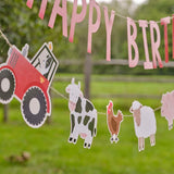 Farm Happy Birthday Bunting Decoration - The Party Room