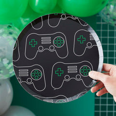Game Controller Paper Plates 8pk - The Party Room