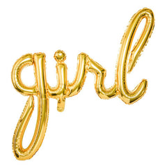 Gold Girl Foil Balloons - The Party Room