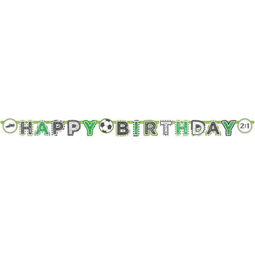 Kicker Party Happy Birthday Banner - The Party Room