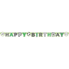 Kicker Party Happy Birthday Banner - The Party Room