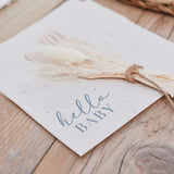 Hello Baby Neutral Baby Shower Napkins 16pk - The Party Room