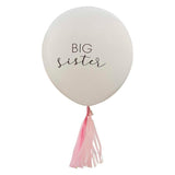 Big Sister Balloon with Pink Tassels - The Party Room