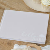 Hello Baby Baby Shower Guest Book - The Party Room