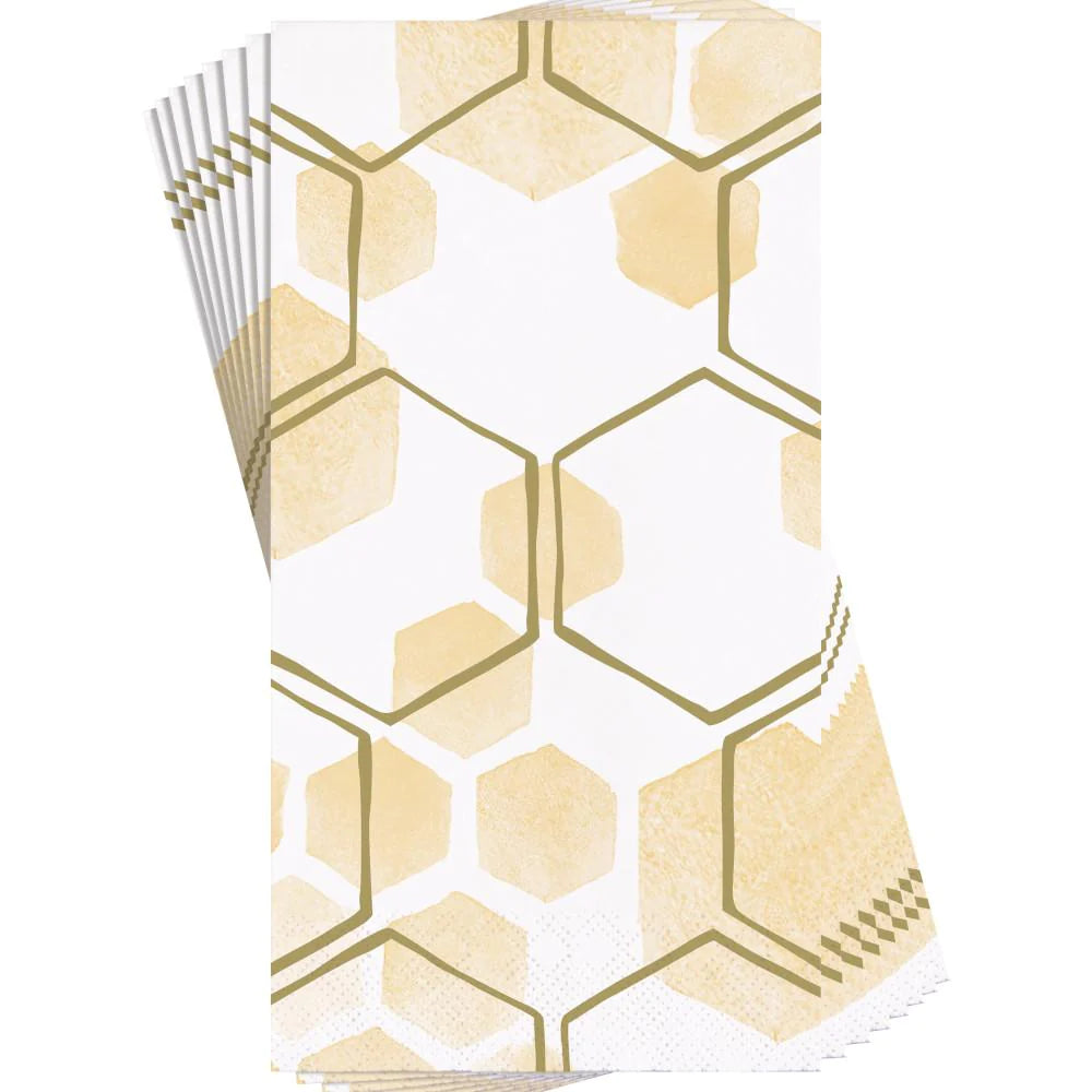 Honeycomb Guest Towels 16pk - The Party Room