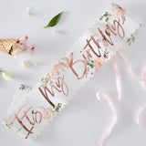 It's My Birthday Floral Party Sash - The Party Room