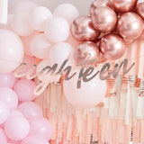 18th Rose Gold Happy Birthday Banner Bunting - The Party Room