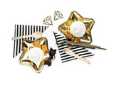 Black Print Wooden Cutlery 18pk - The Party Room