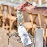 Recycled Glass Vase Alternative Wedding Guest Book - The Party Room