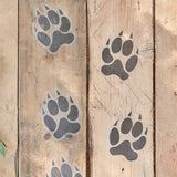 Animal Pawprint Floor Stickers 6pk